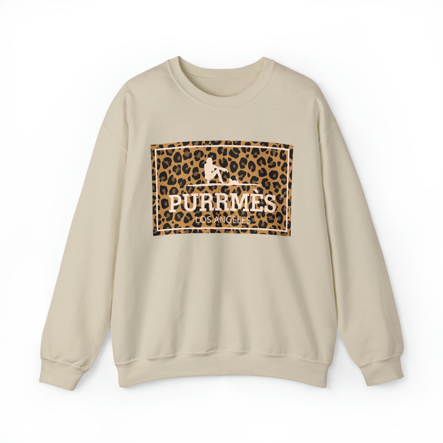 Purrmes Cheetah Print Sweatshirt