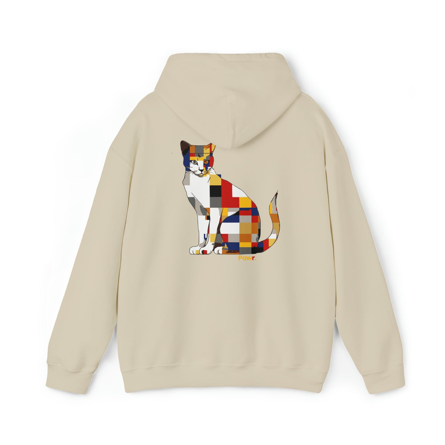 Mondrian Cat Hoodie