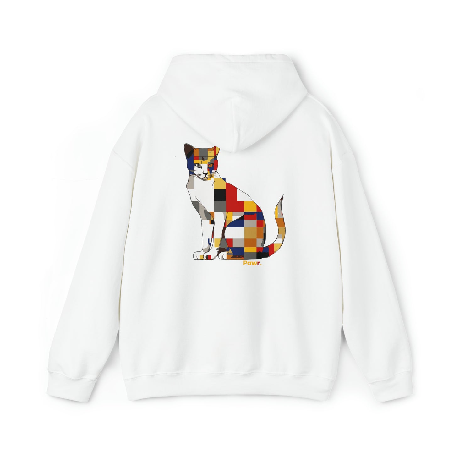 Mondrian Cat Hoodie