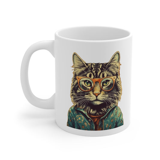 Hippie Cat Lady Mug