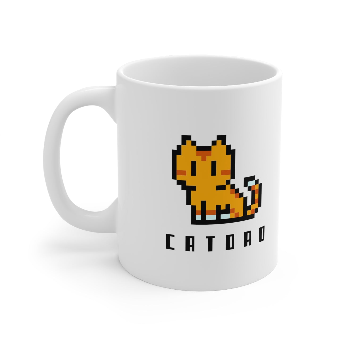 Cat Dad Pixel Mug