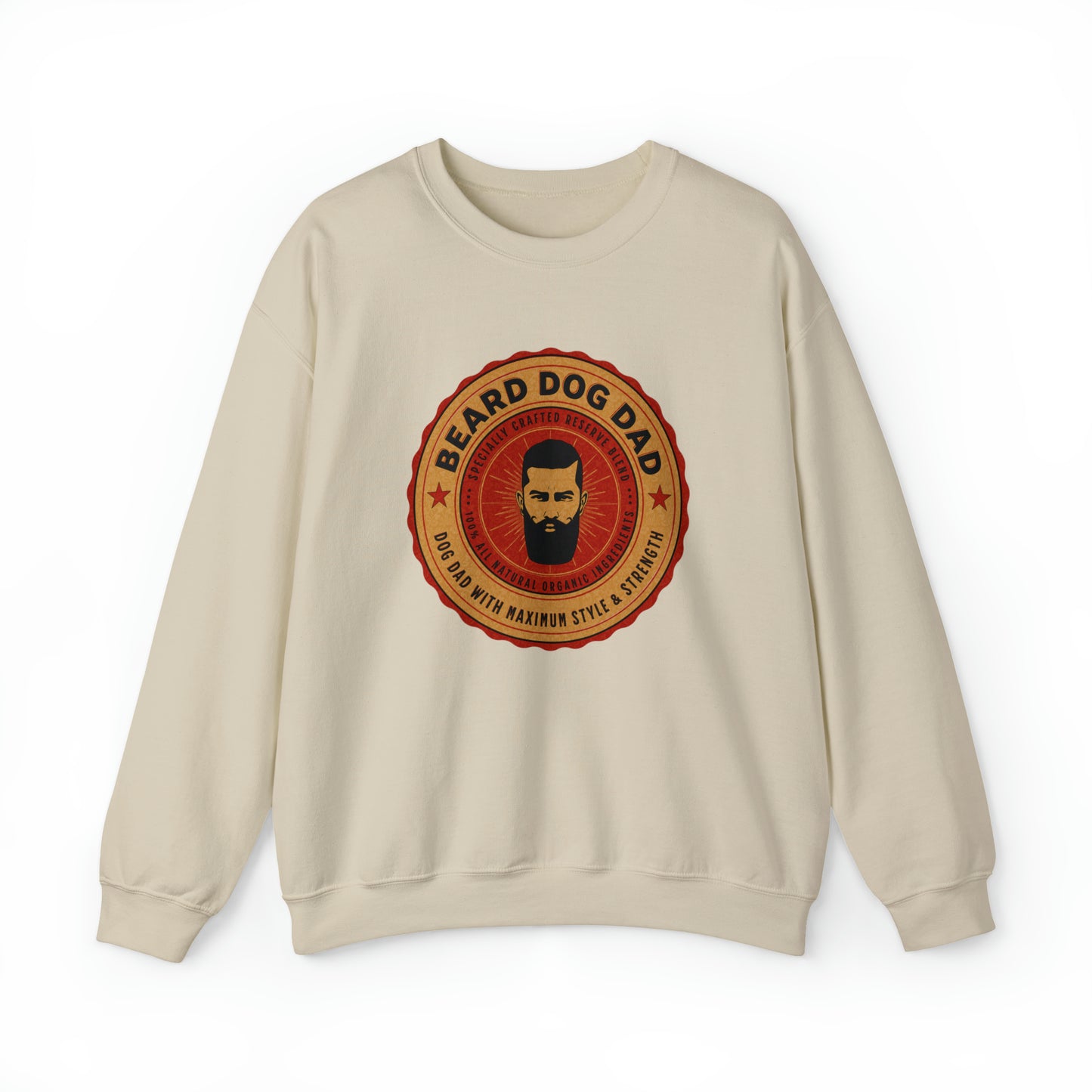 Beard Dog Dad Sweatshirt