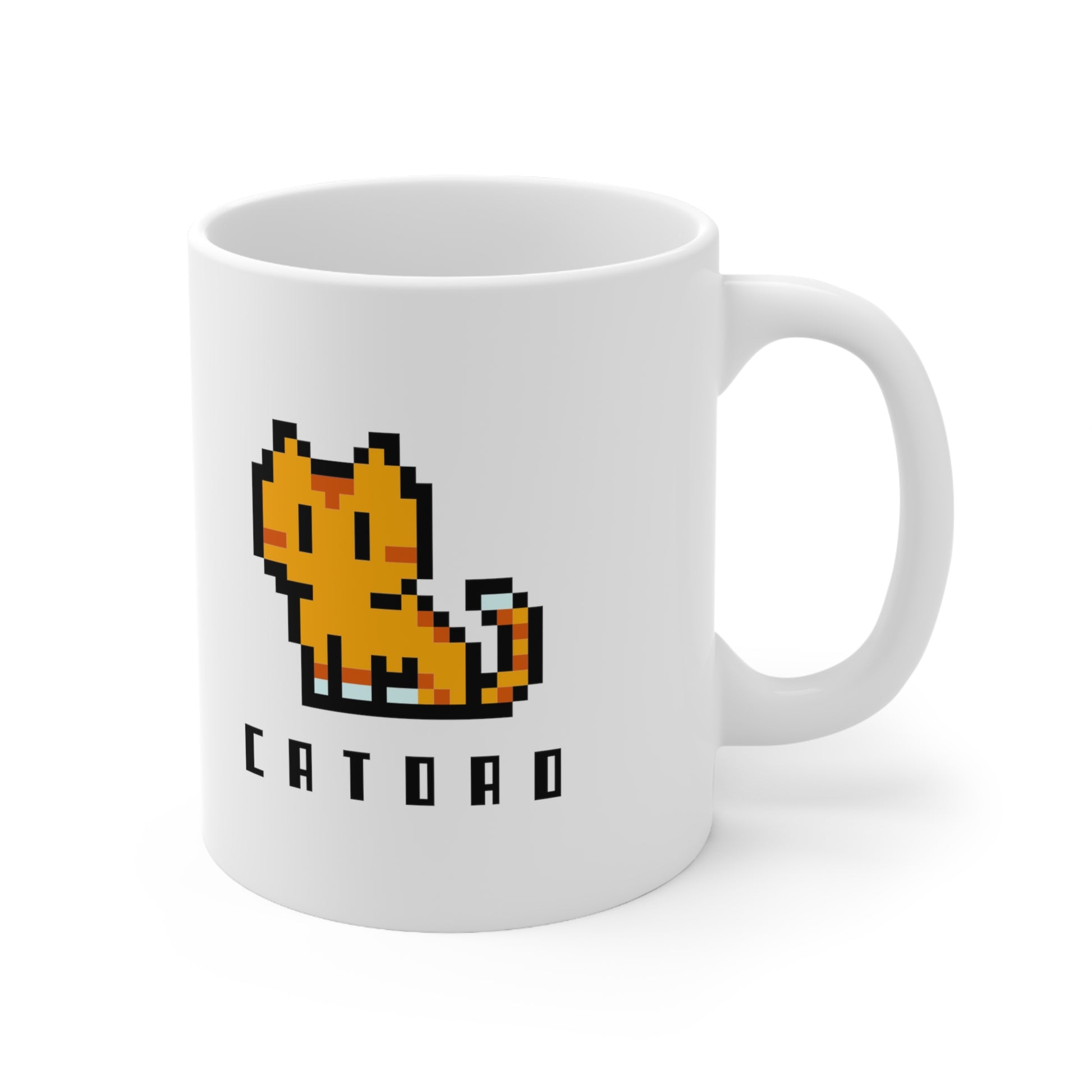 Cat Dad Pixel Mug