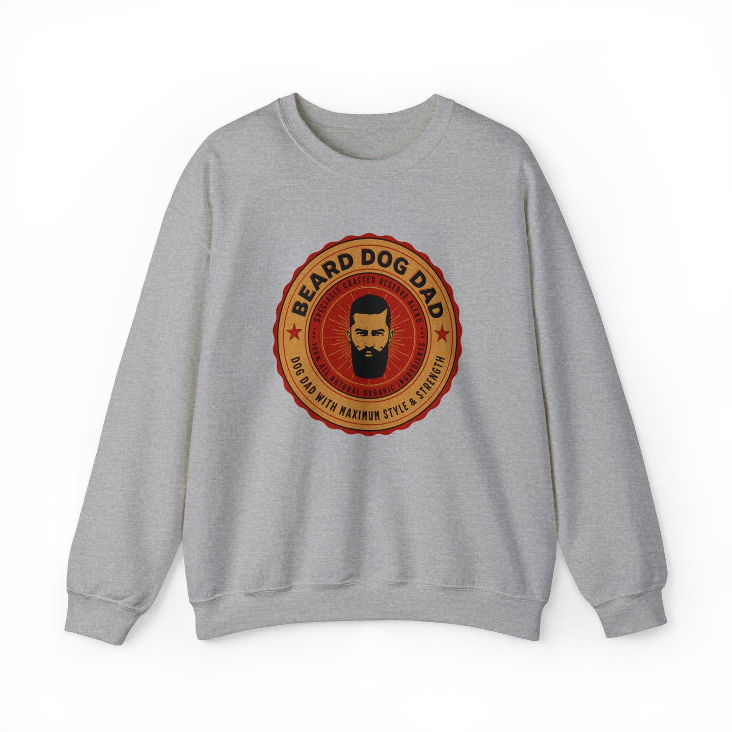 Beard Dog Dad Sweatshirt