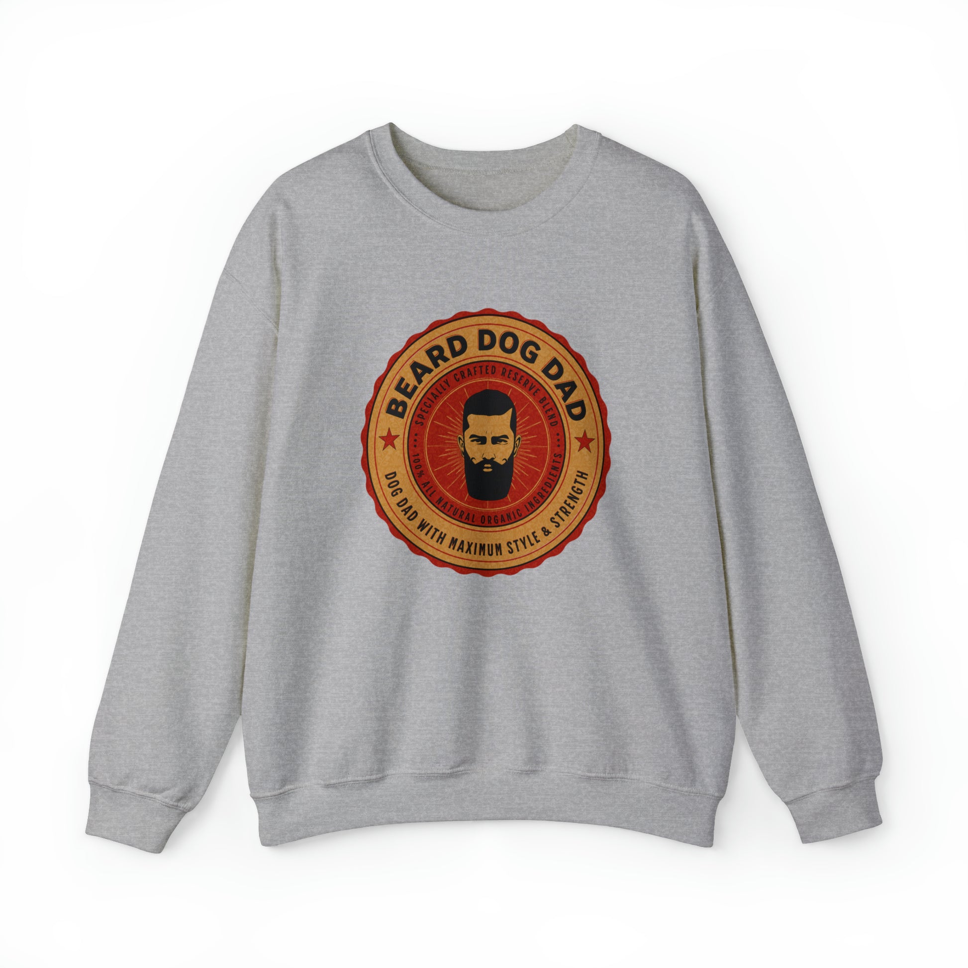 Beard Dog Dad Sweatshirt