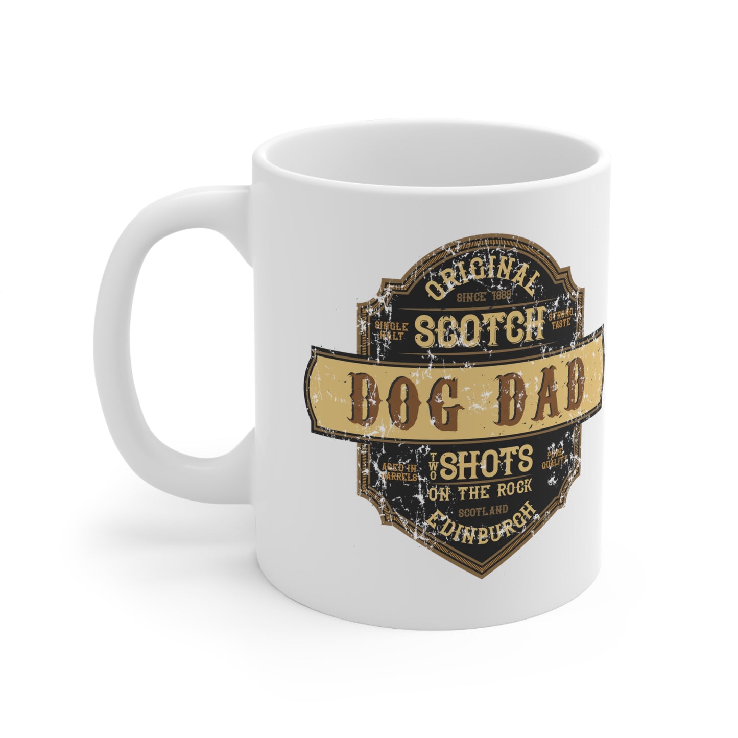 Whiskey Dog Dad Mug