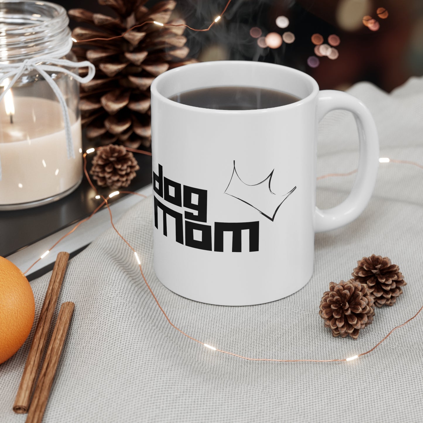 Dog Mom Crown Mug