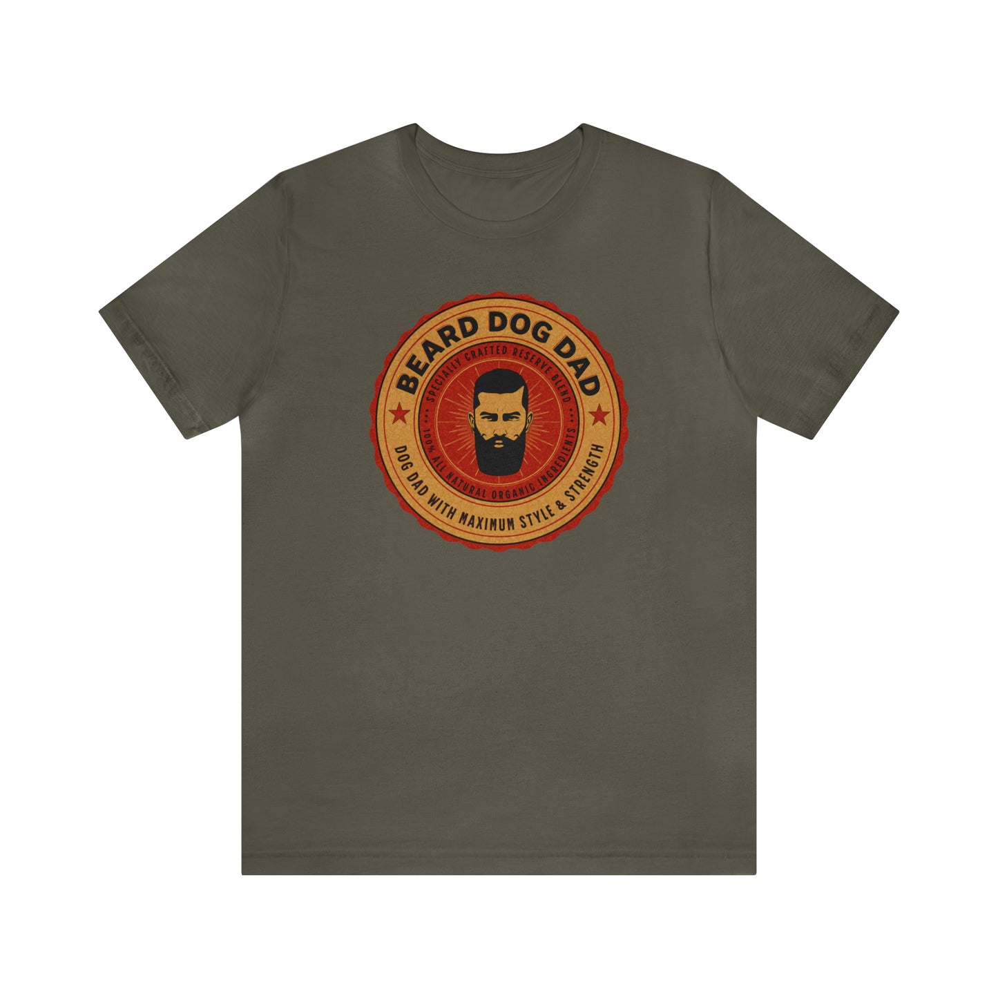 Beard Dog Dad T-shirt