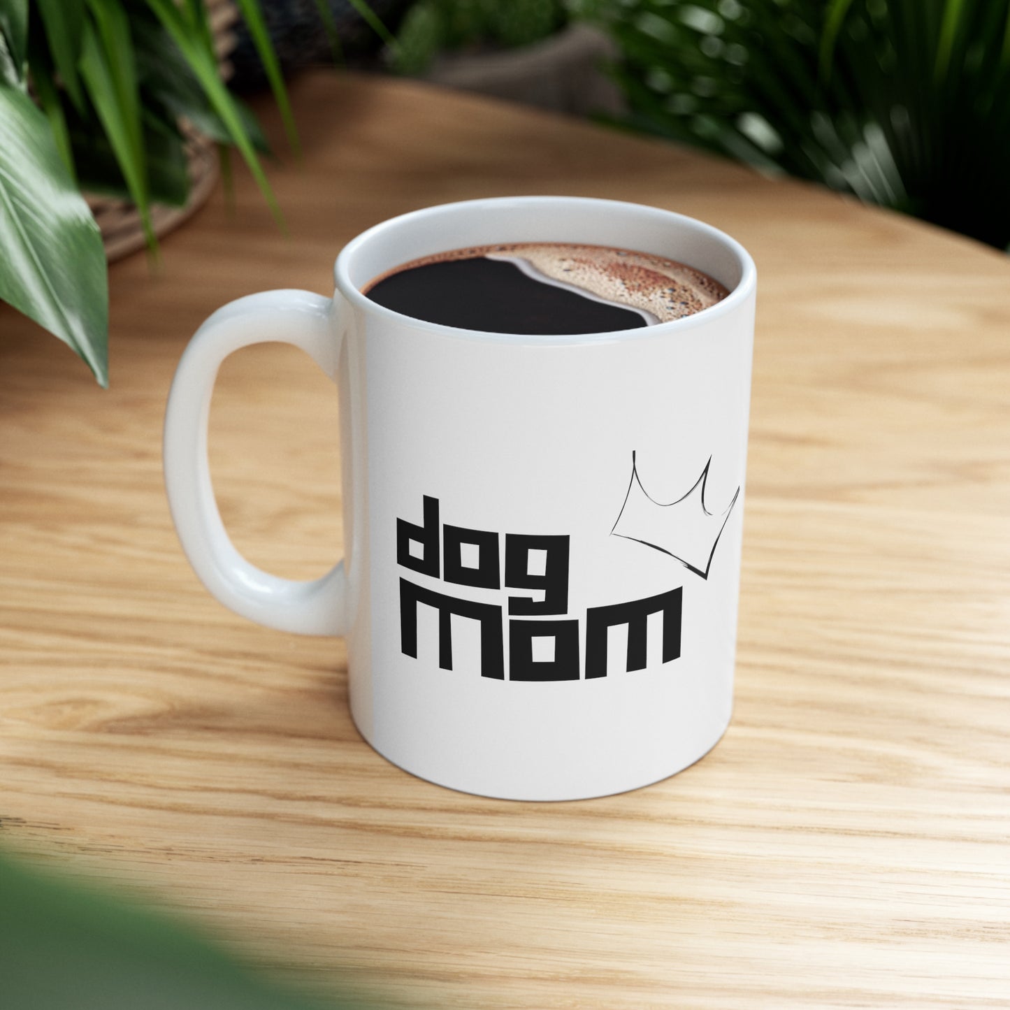 Dog Mom Crown Mug