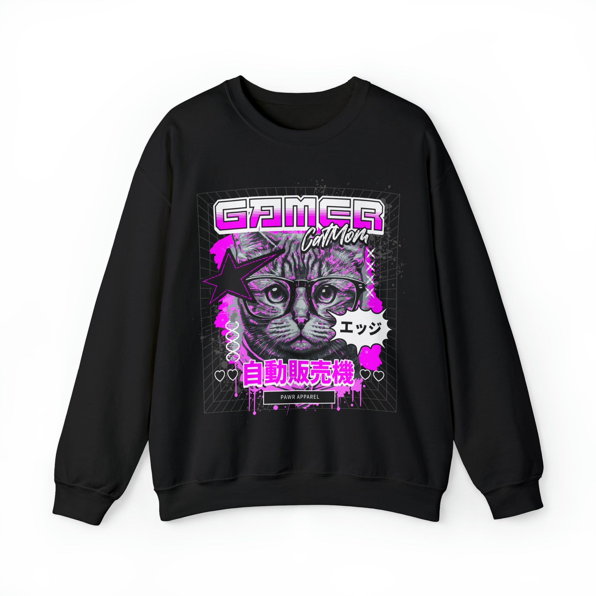 Gamer Cat Mom Sweatshirt