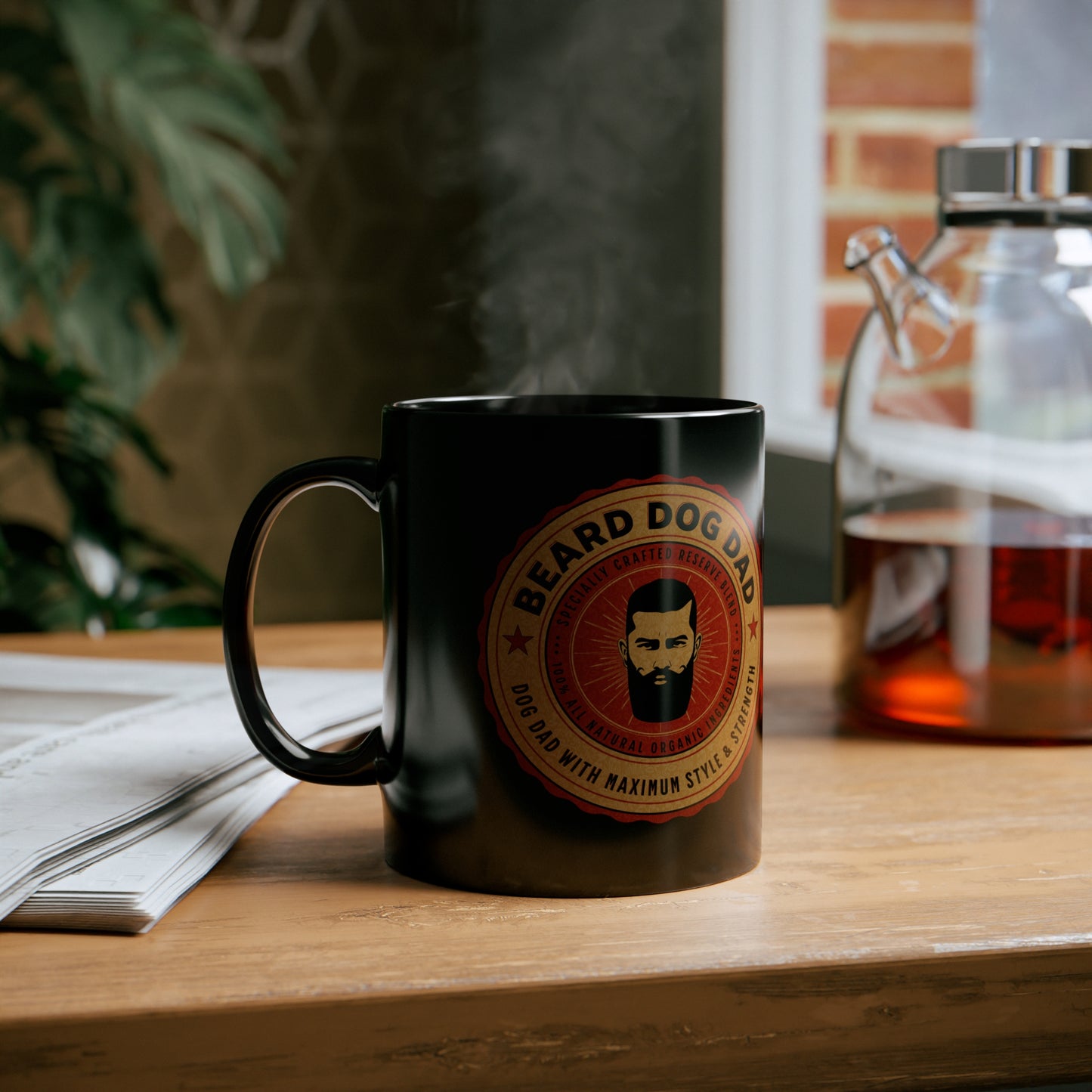 Beard Dog Dad Mug