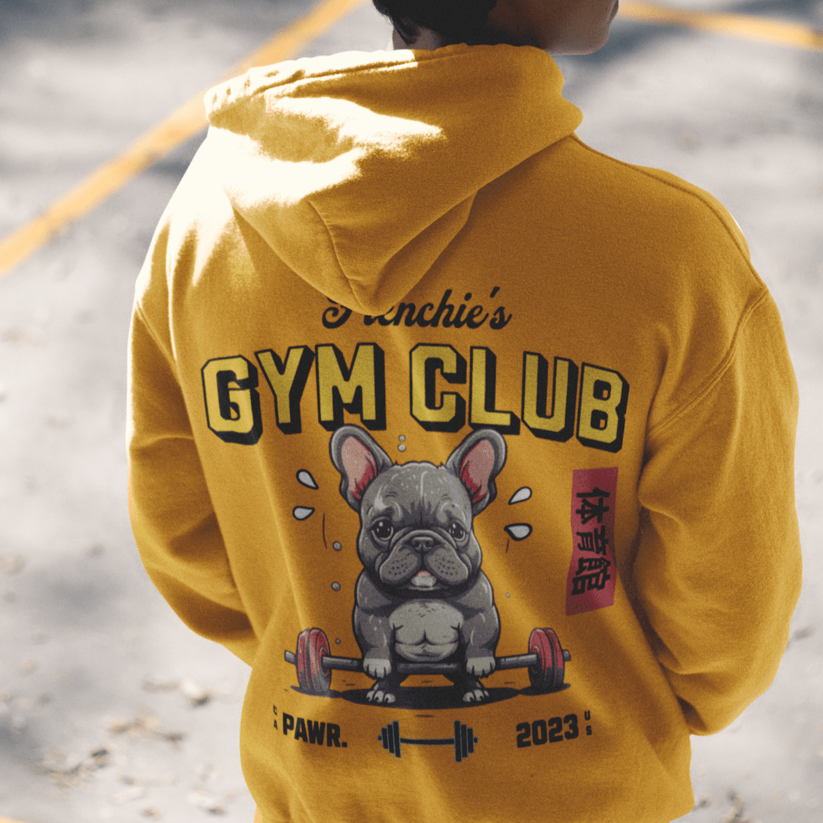 Frenchie's Gym Club Hoodie