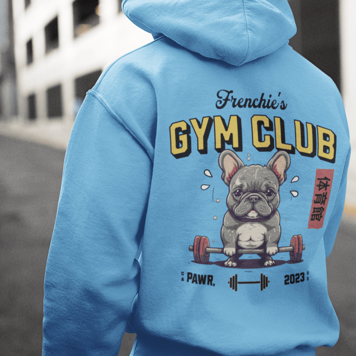 Frenchie's Gym Club Hoodie