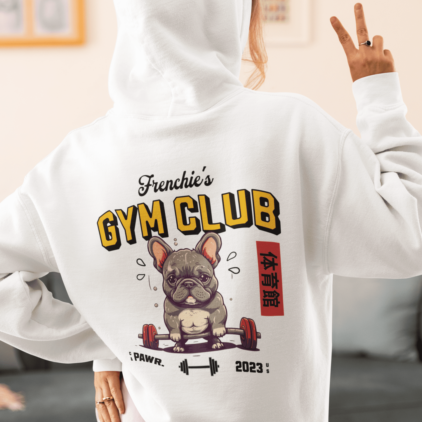 Frenchie's Gym Club Hoodie