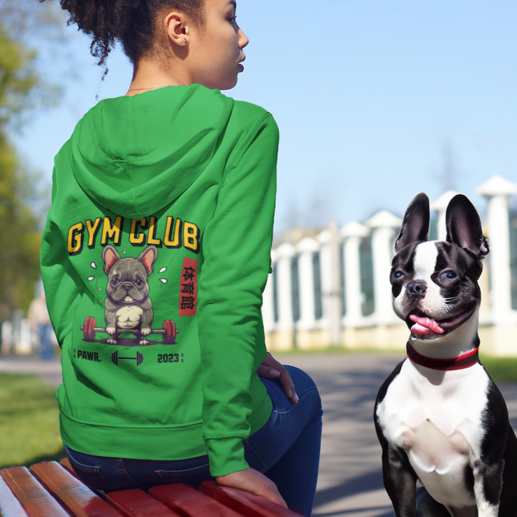 Frenchie's Gym Club Hoodie