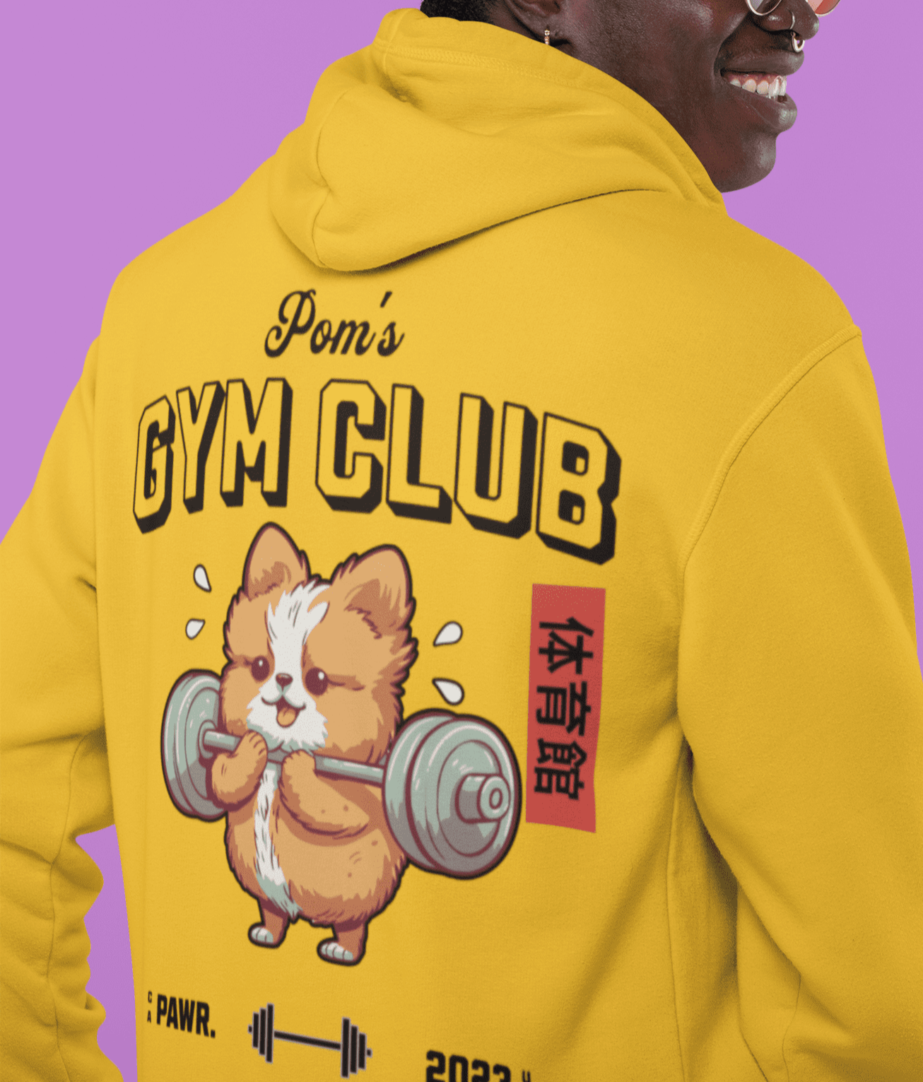 Pom's Gym Club Hoodie