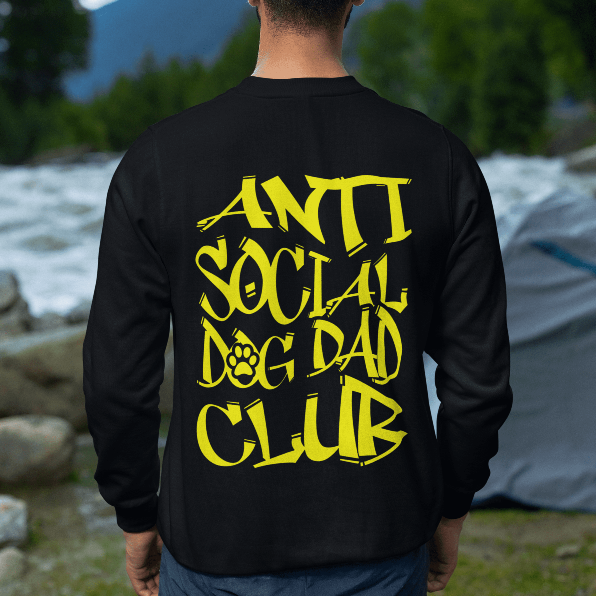 Anti Social Dog Dad Club Sweatshirt