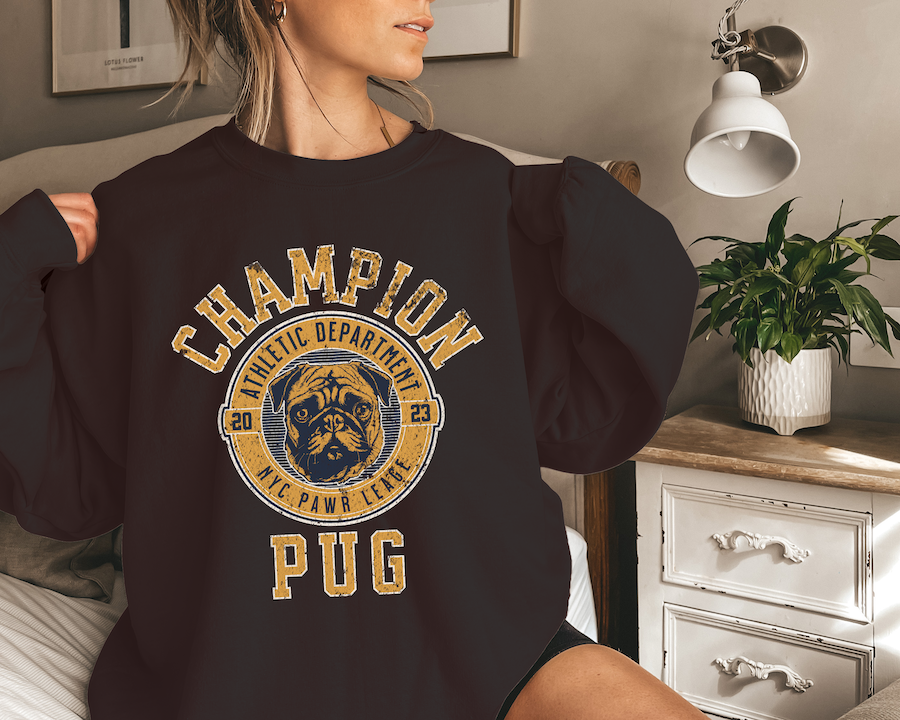 Champion Pug Sweatshirt