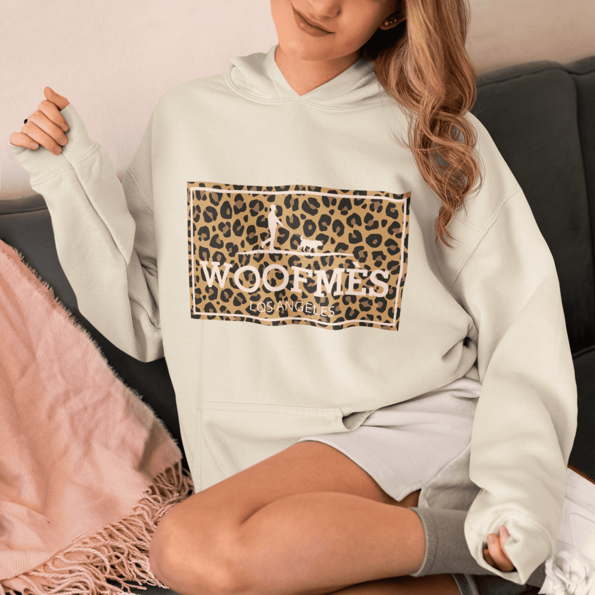 Woofmes Cheetah Print Hoodie