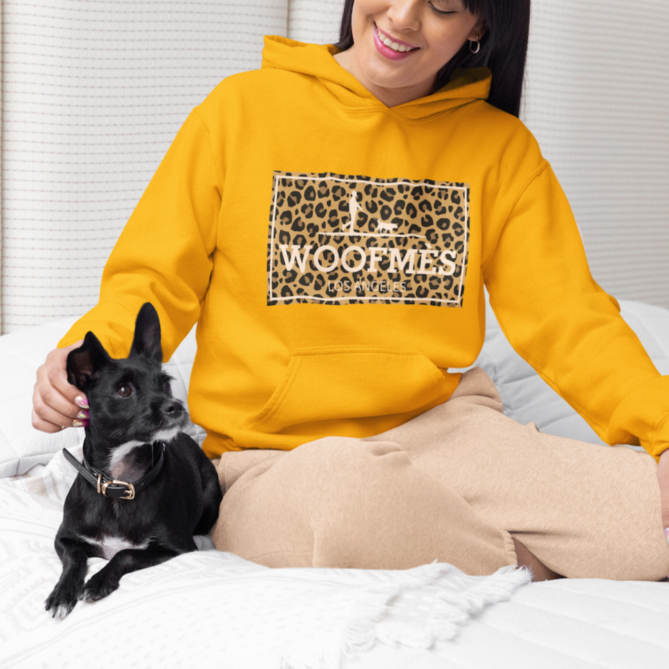 Woofmes Cheetah Print Hoodie