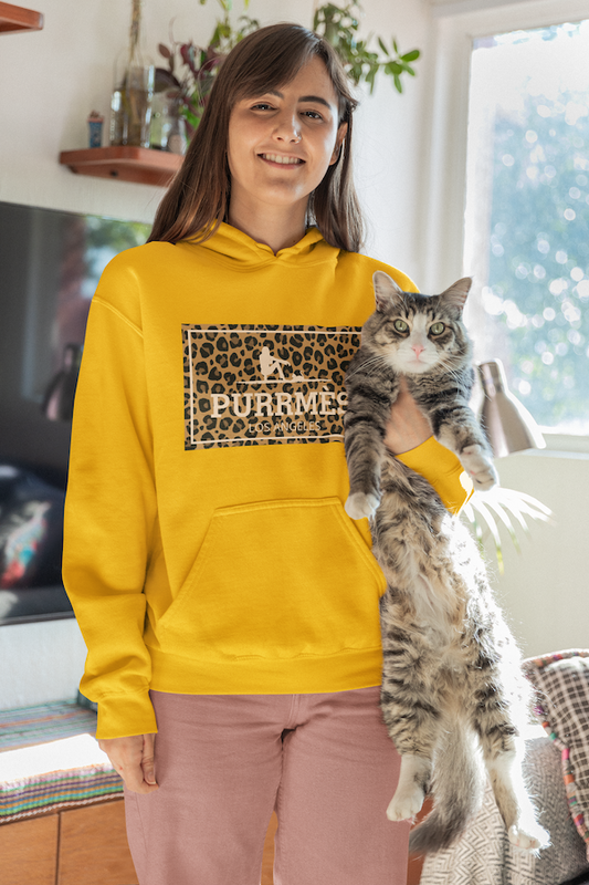 Purrmes Cheetah Print Hoodie