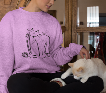 Cat Cuddle Sweatshirt