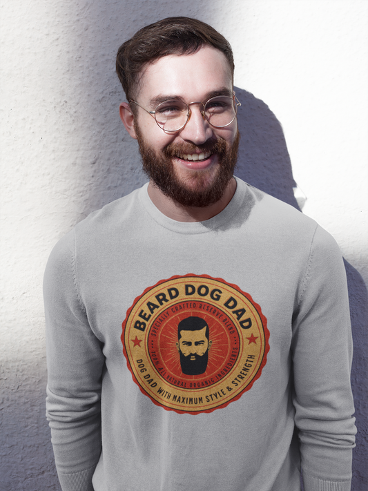 Beard Dog Dad Sweatshirt