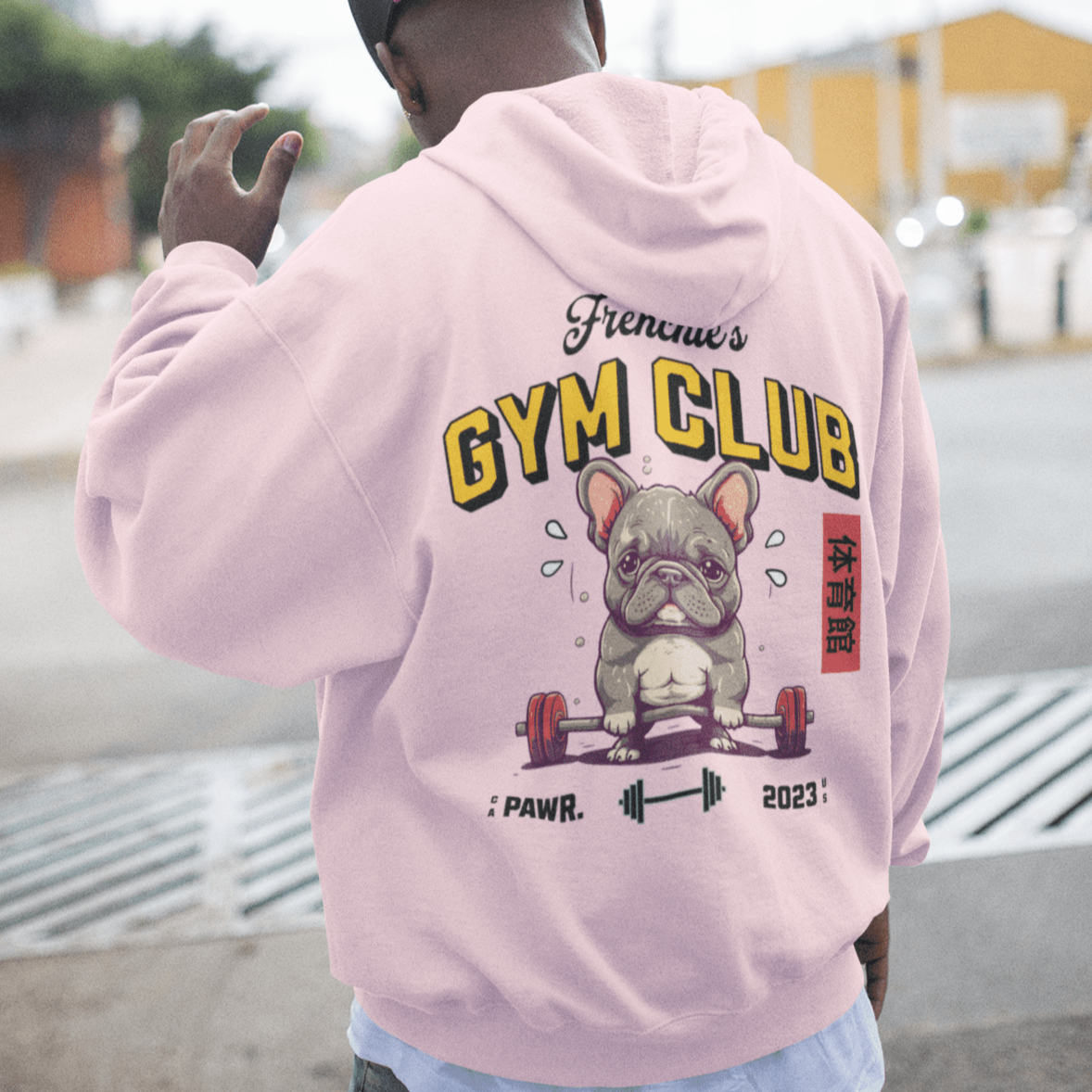 Frenchie's Gym Club Hoodie