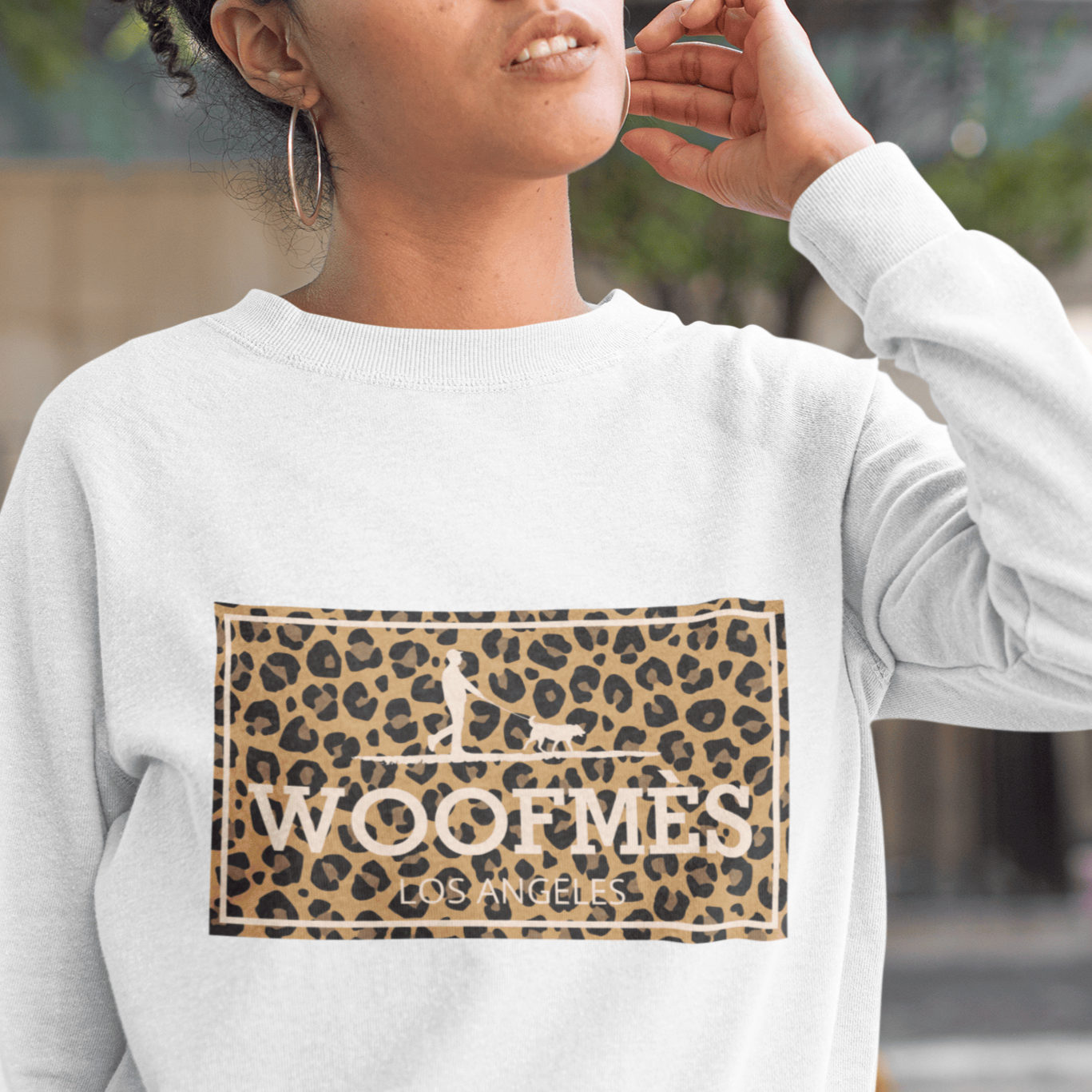 Woofmes Cheetah Print Sweatshirt