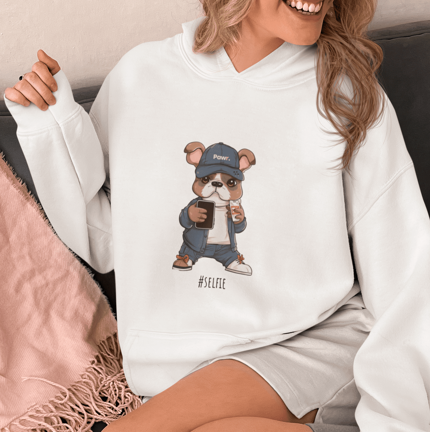 Frenchie Selfie Hoodie