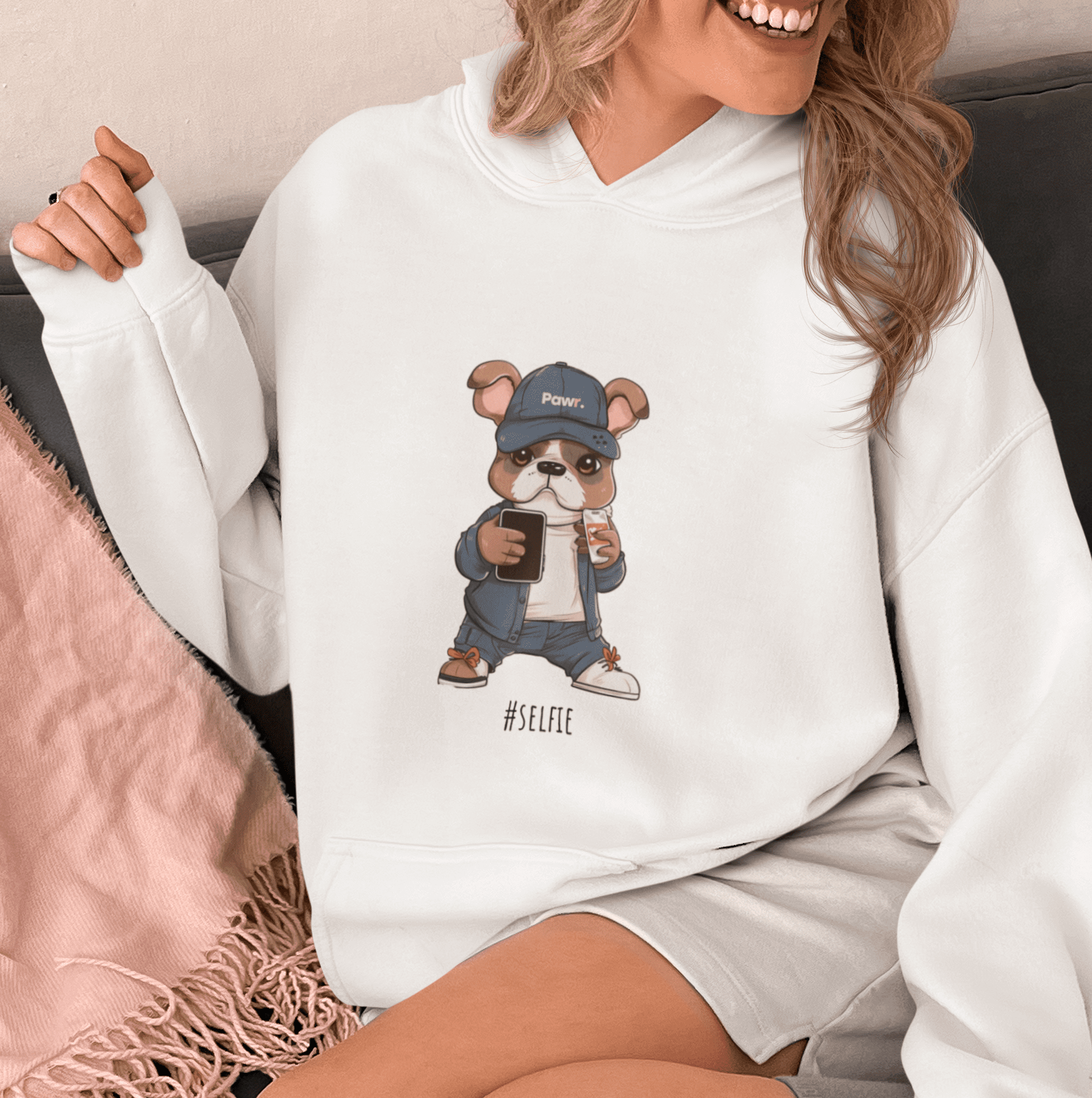 Frenchie Selfie Hoodie