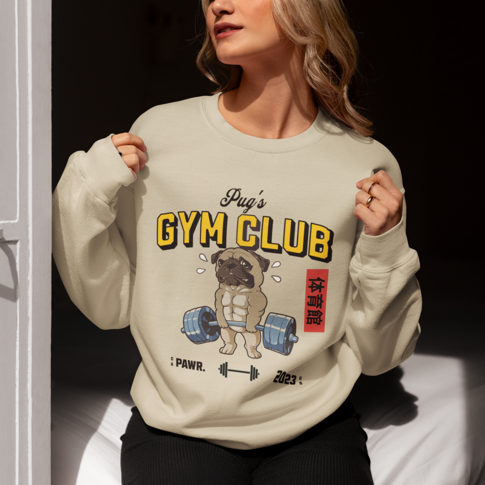 Pug's Gym Club Sweatshirt