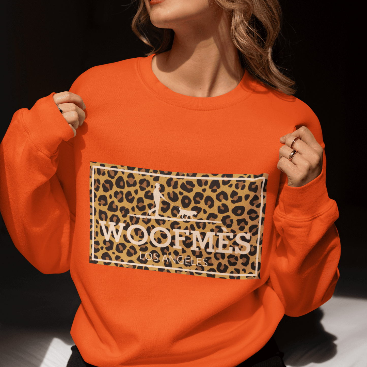 Woofmes Cheetah Print Sweatshirt