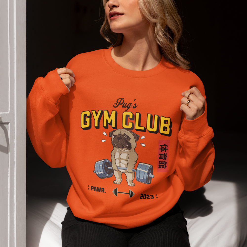 Pug's Gym Club Sweatshirt