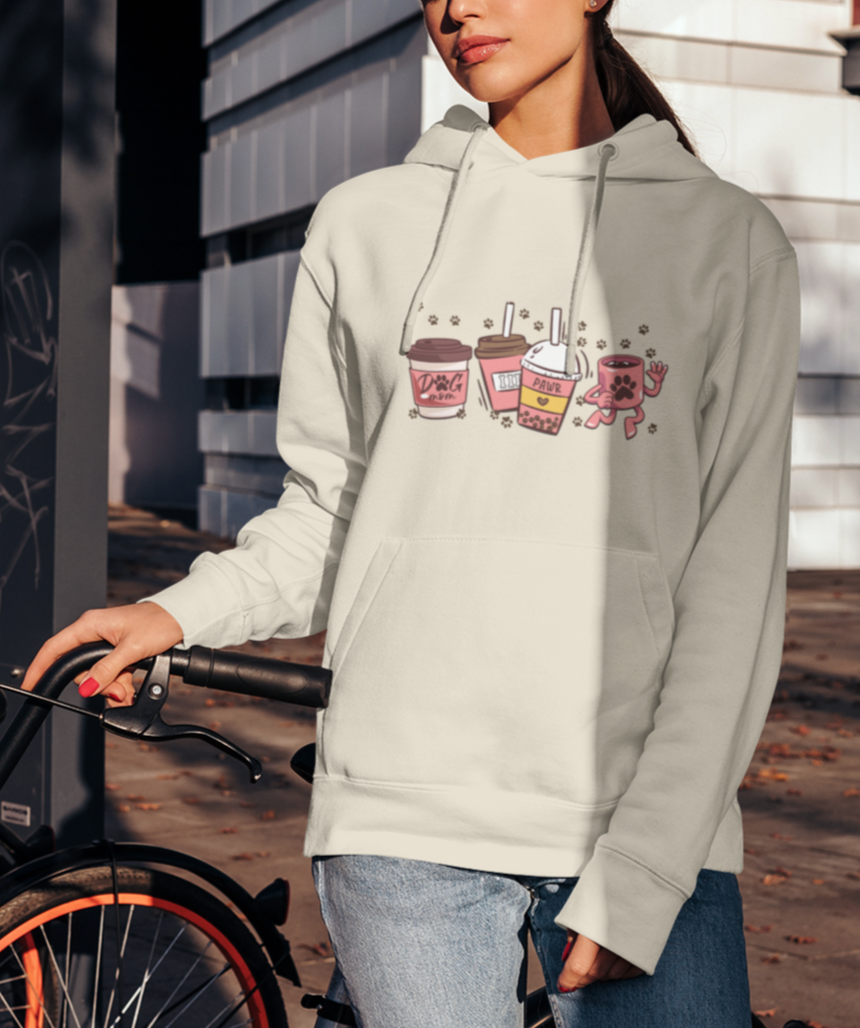 Dog Mom Coffee Hoodie