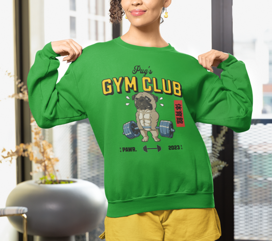 Pug's Gym Club Sweatshirt