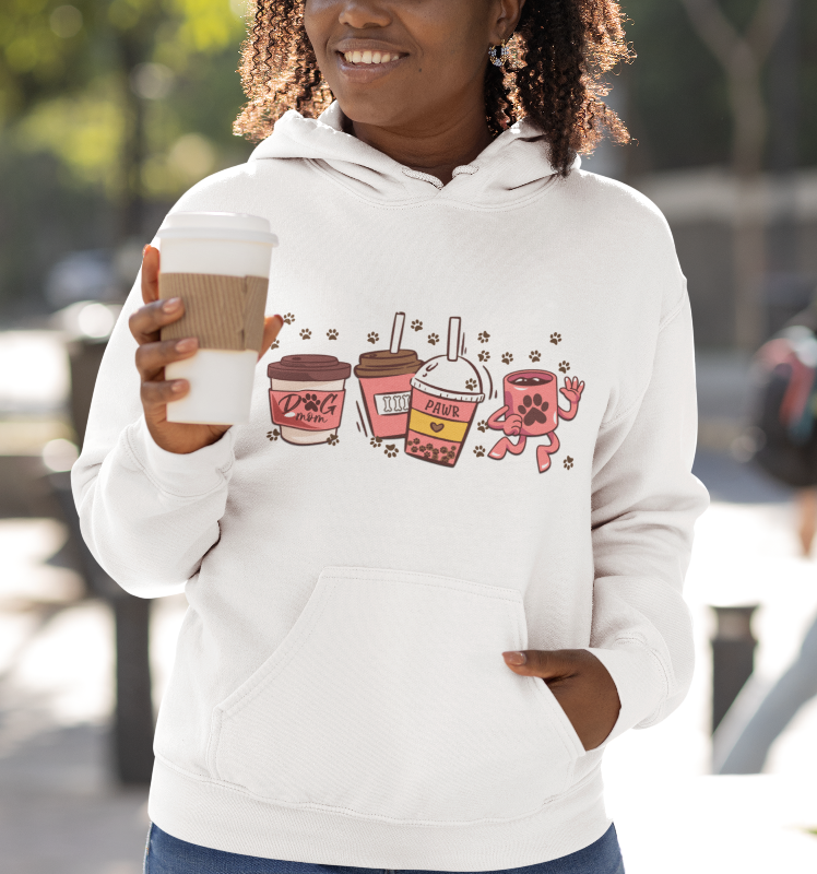 Dog Mom Coffee Hoodie