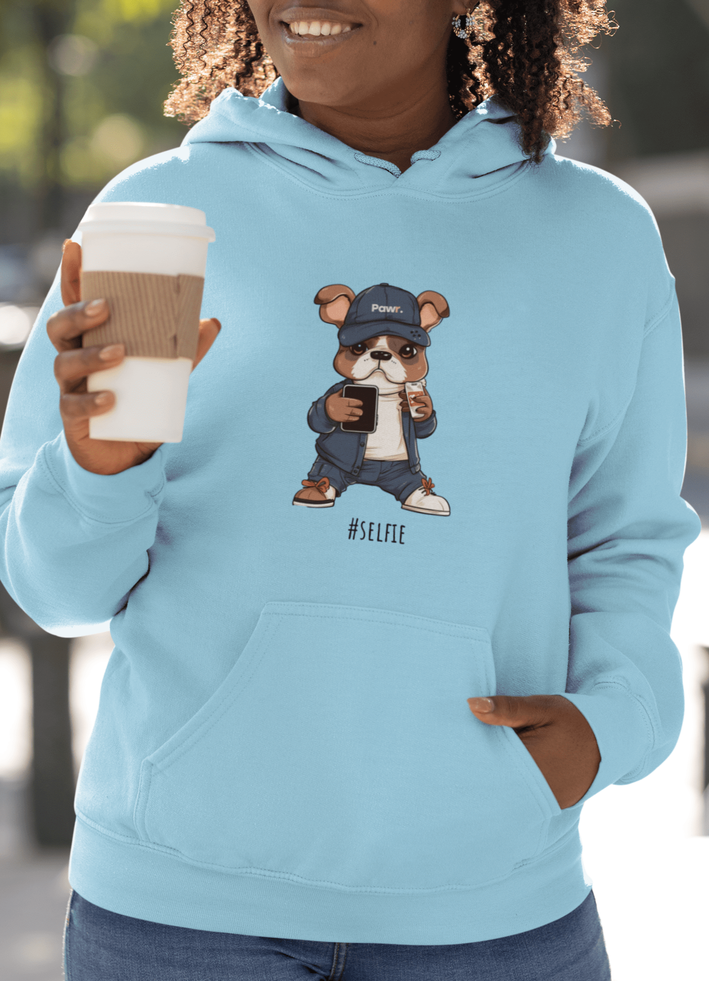 Frenchie Selfie Hoodie