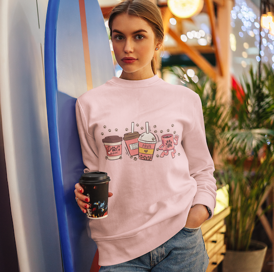 Dog Mom Coffee Sweatshirt