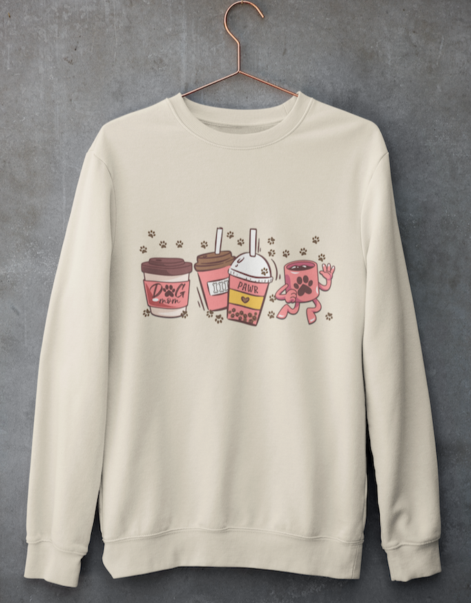 Dog Mom Coffee Sweatshirt