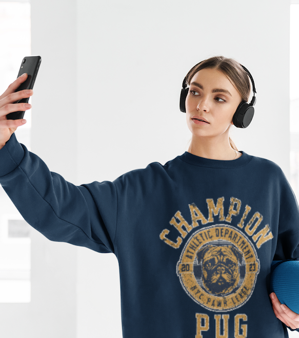 Champion Pug Sweatshirt