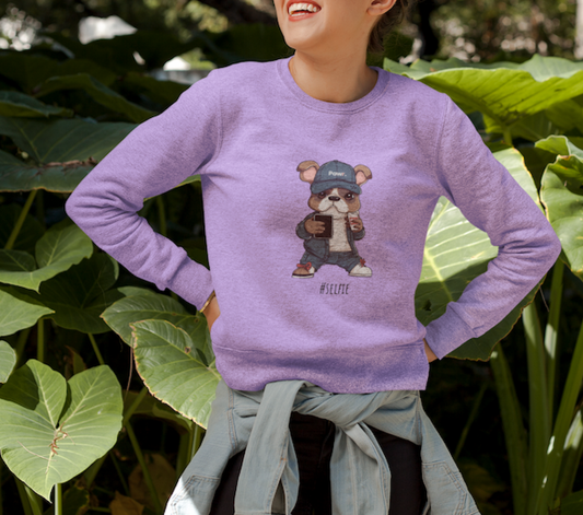 Frenchie Selfie Sweatshirt