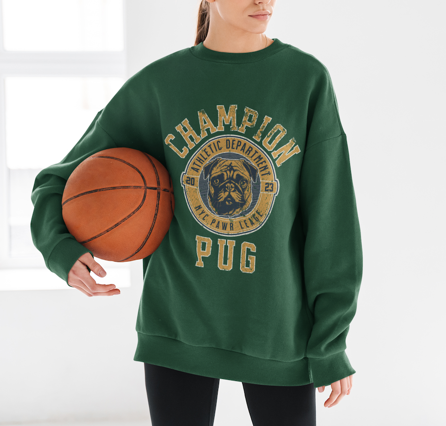 Champion Pug Sweatshirt