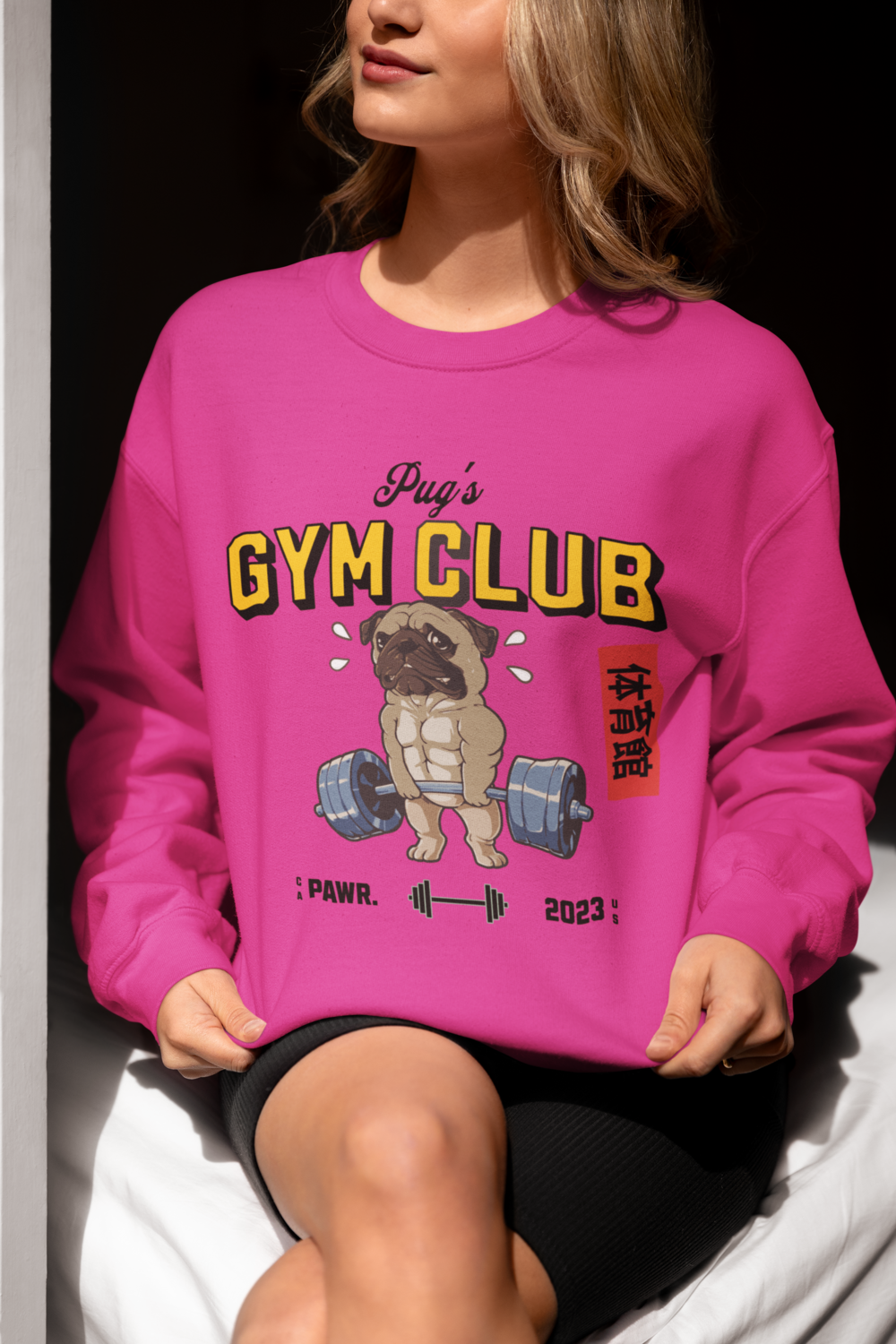 Pug's Gym Club Sweatshirt