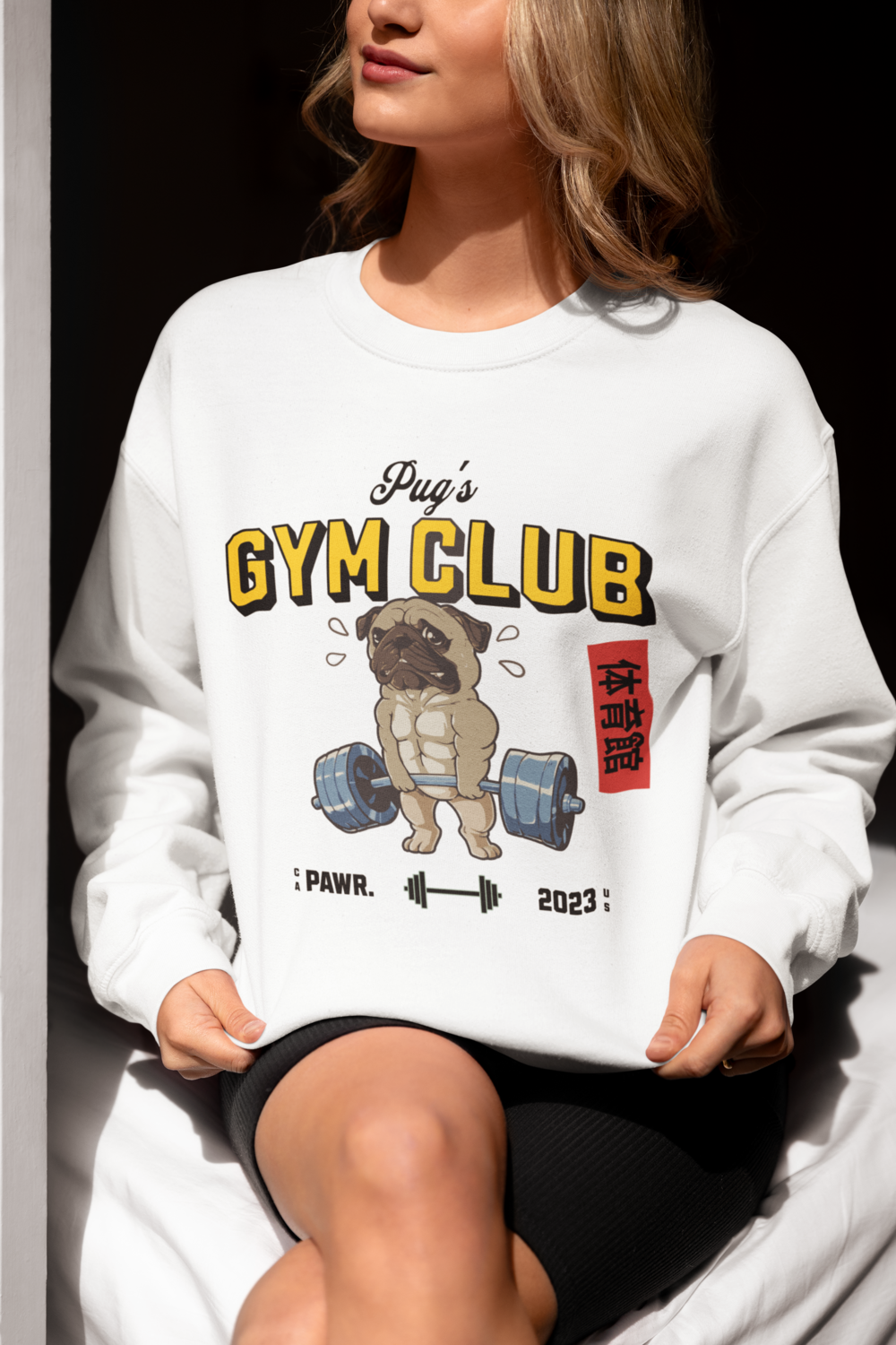 Pug's Gym Club Sweatshirt