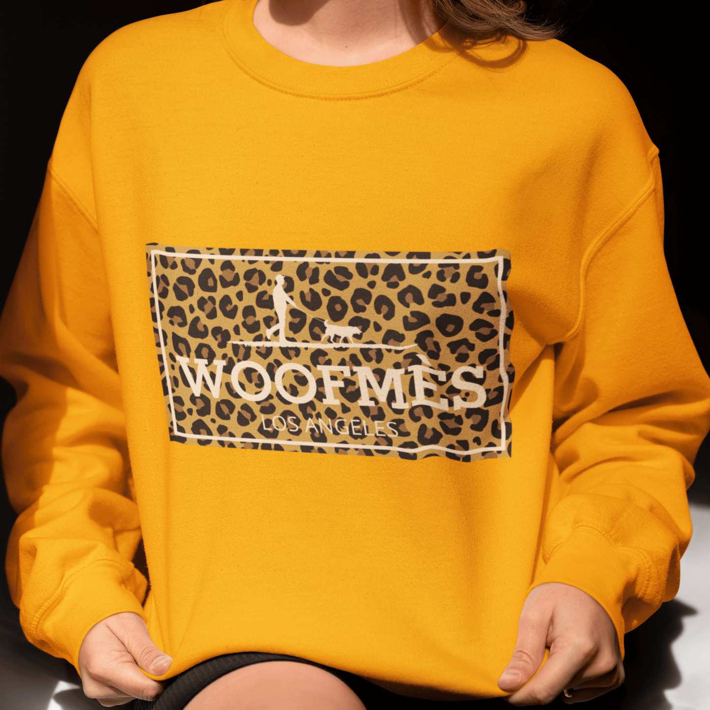 Woofmes Cheetah Print Sweatshirt