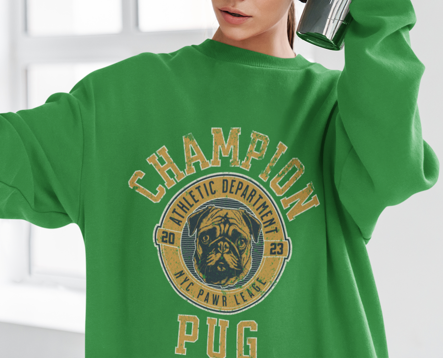 Champion Pug Sweatshirt