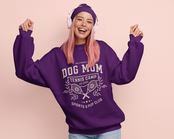 Dog Mom Tennis Club Sweatshirt