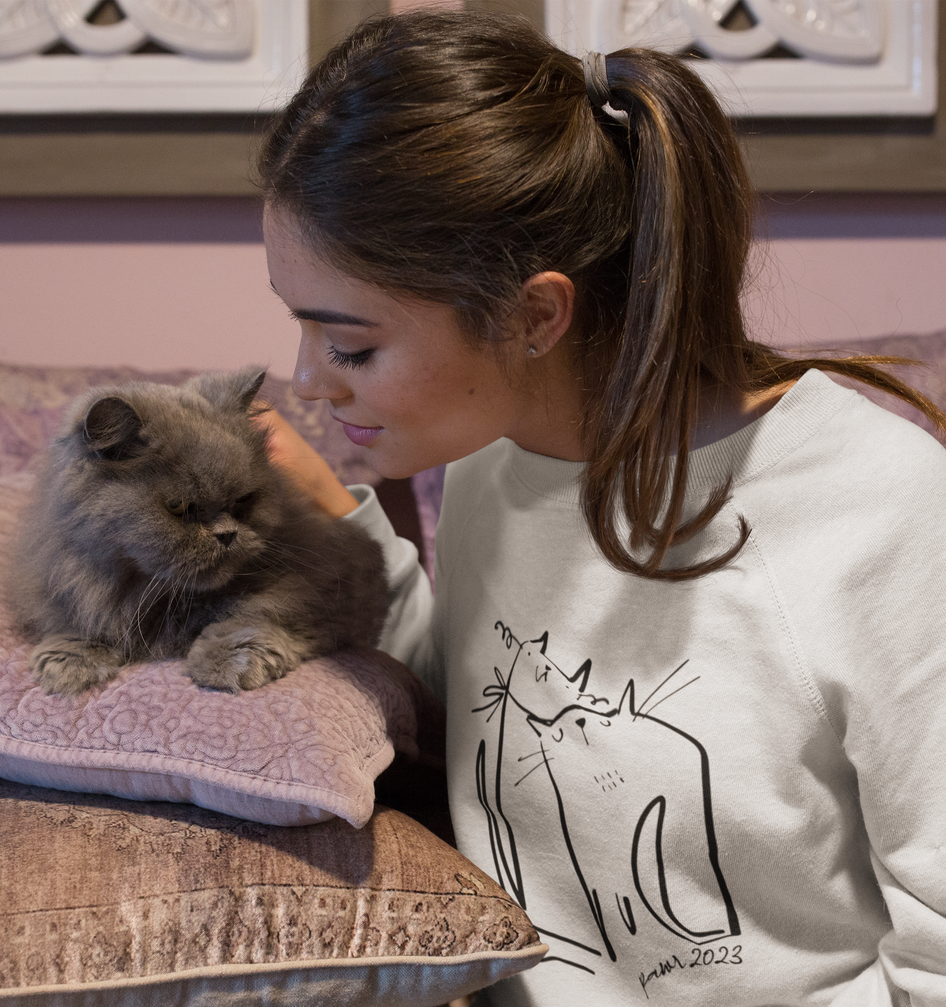 Cat Cuddle Sweatshirt