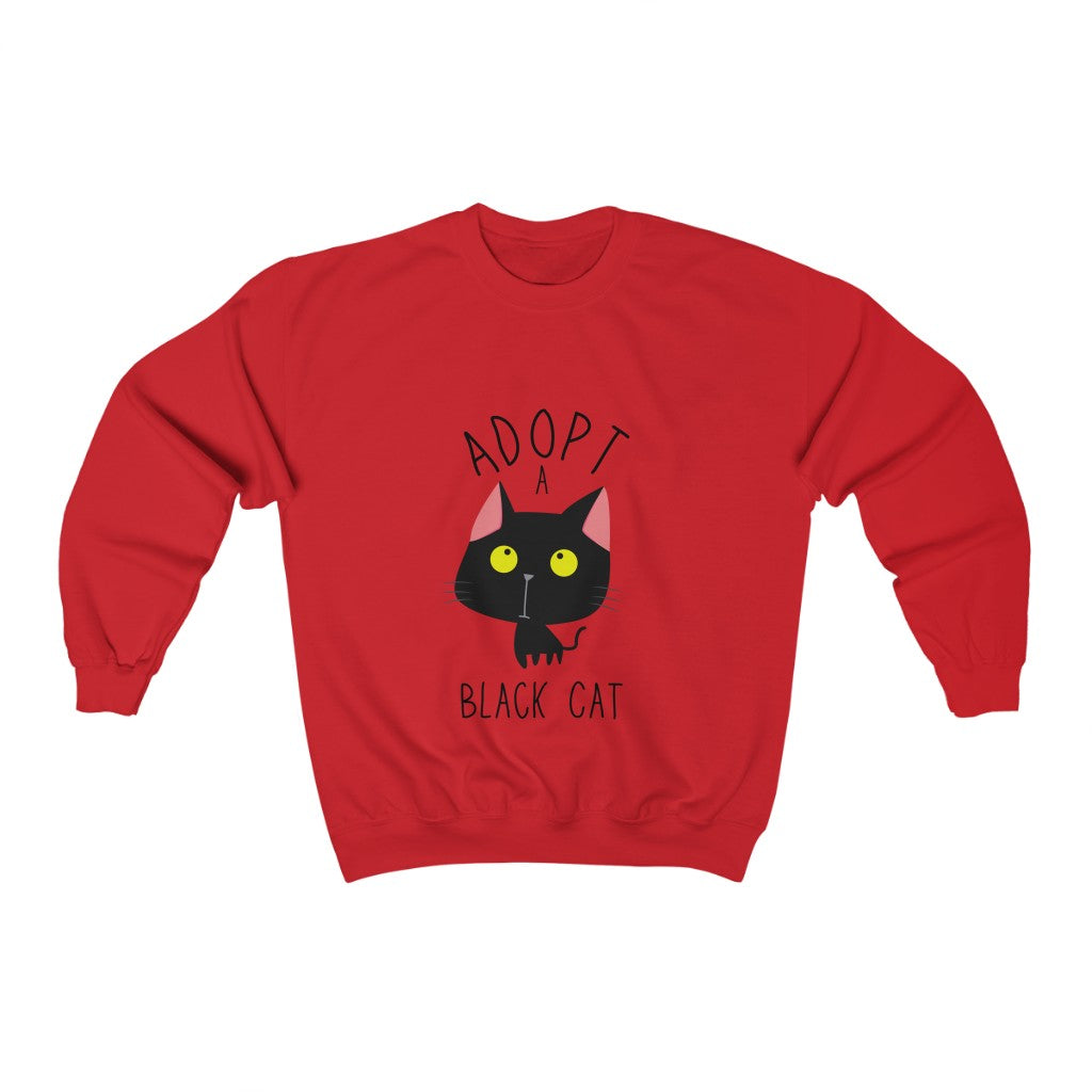 Adopt a Black Cat Sweatshirt